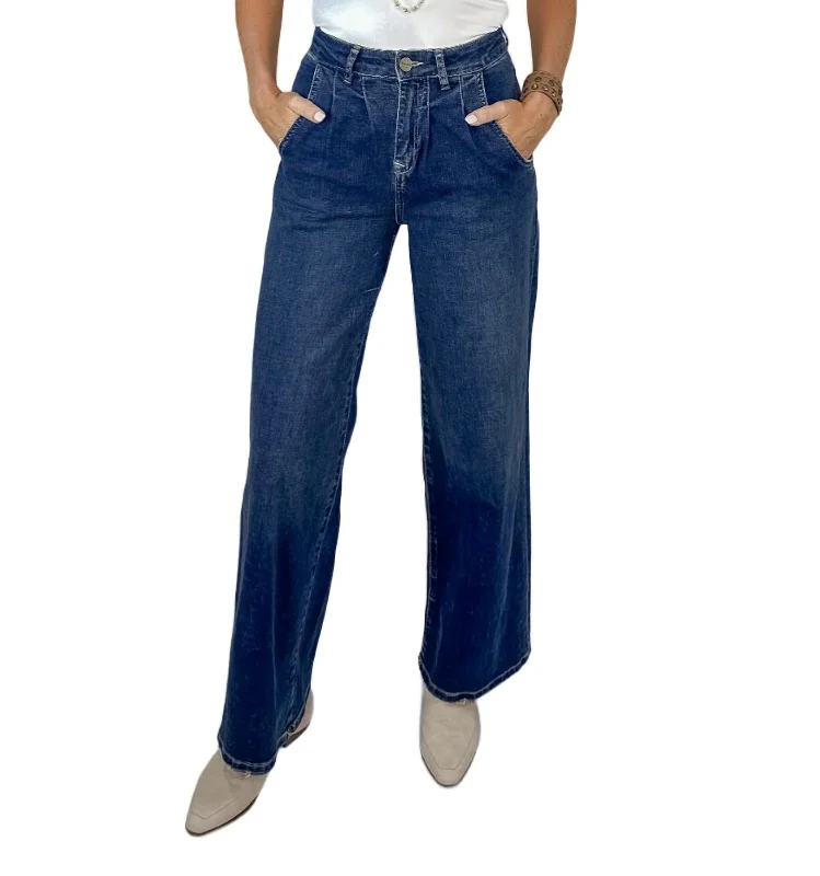 Online Clothing Stores Mia High-Rise Wide Leg Jeans In Night Sky