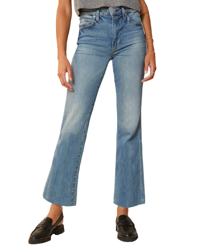 Women's Night-Out Outfit High Rise Kick Crop Jeans In Topanga