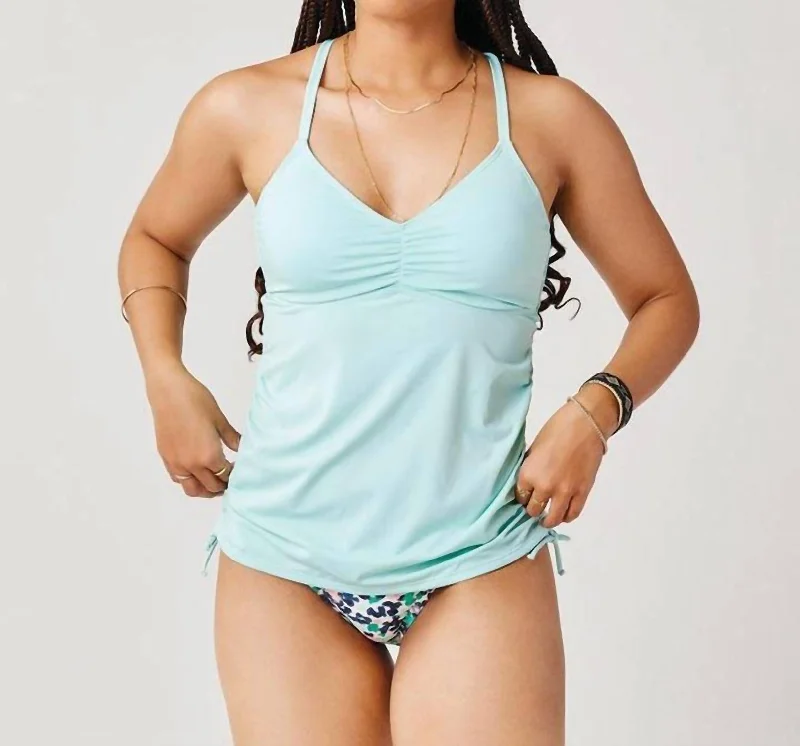 Chic Women's Outfit Ideas Camari Tankini In Sea Glass