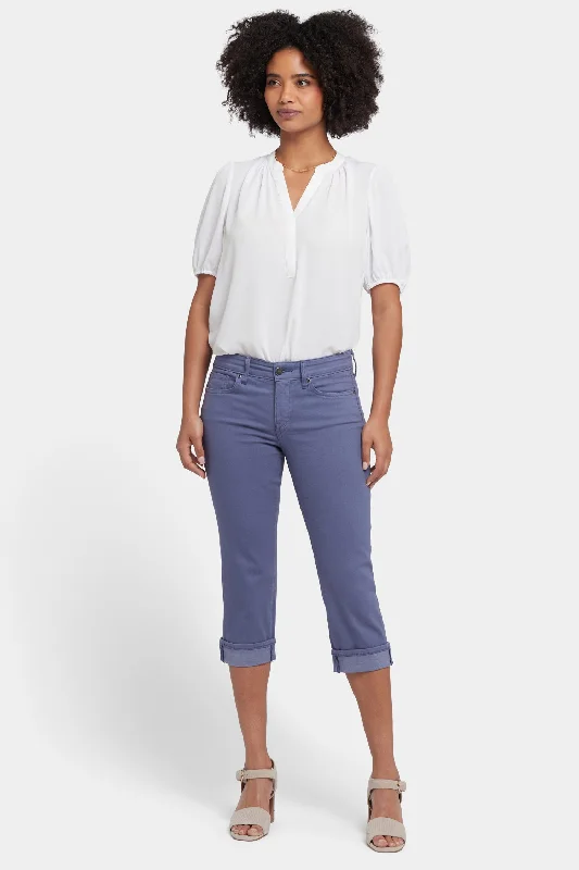 Shop Ladies Clothes Marilyn Straight Crop Jeans - Cascade Lake