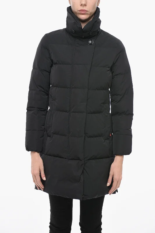 Modern Women's Attire Woolrich Quilted VAIL Coat with Turtleneck