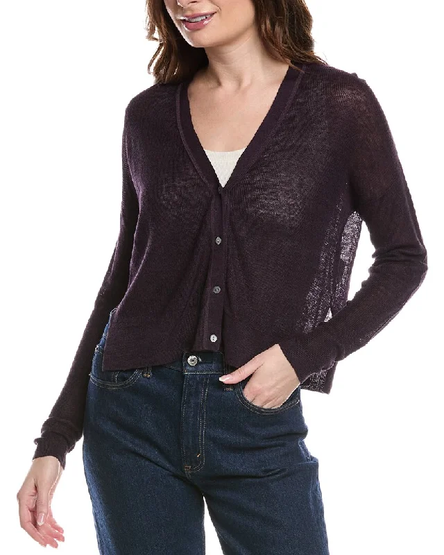 Affordable Women's Clothing Theory Hanelee Linen-Blend Cardigan