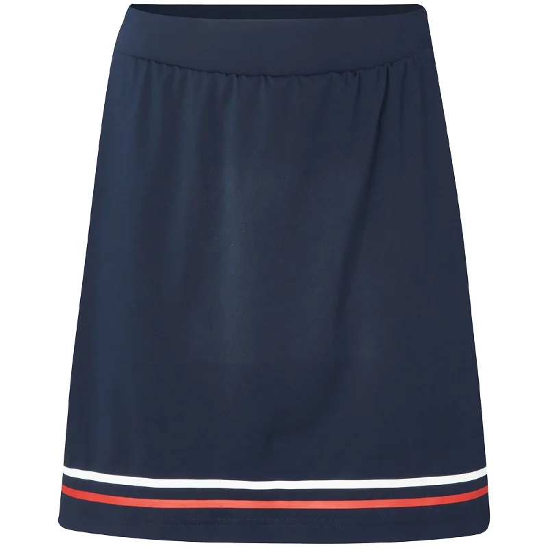 Vintage-Inspired Women's Apparel Womens Stella Stripe Skort Navy - SU24